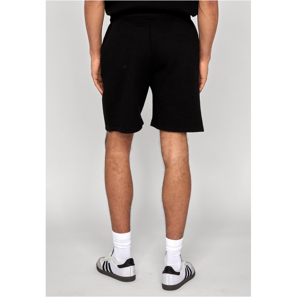 Urban Classics - Thermal Waffle Shorts - Black